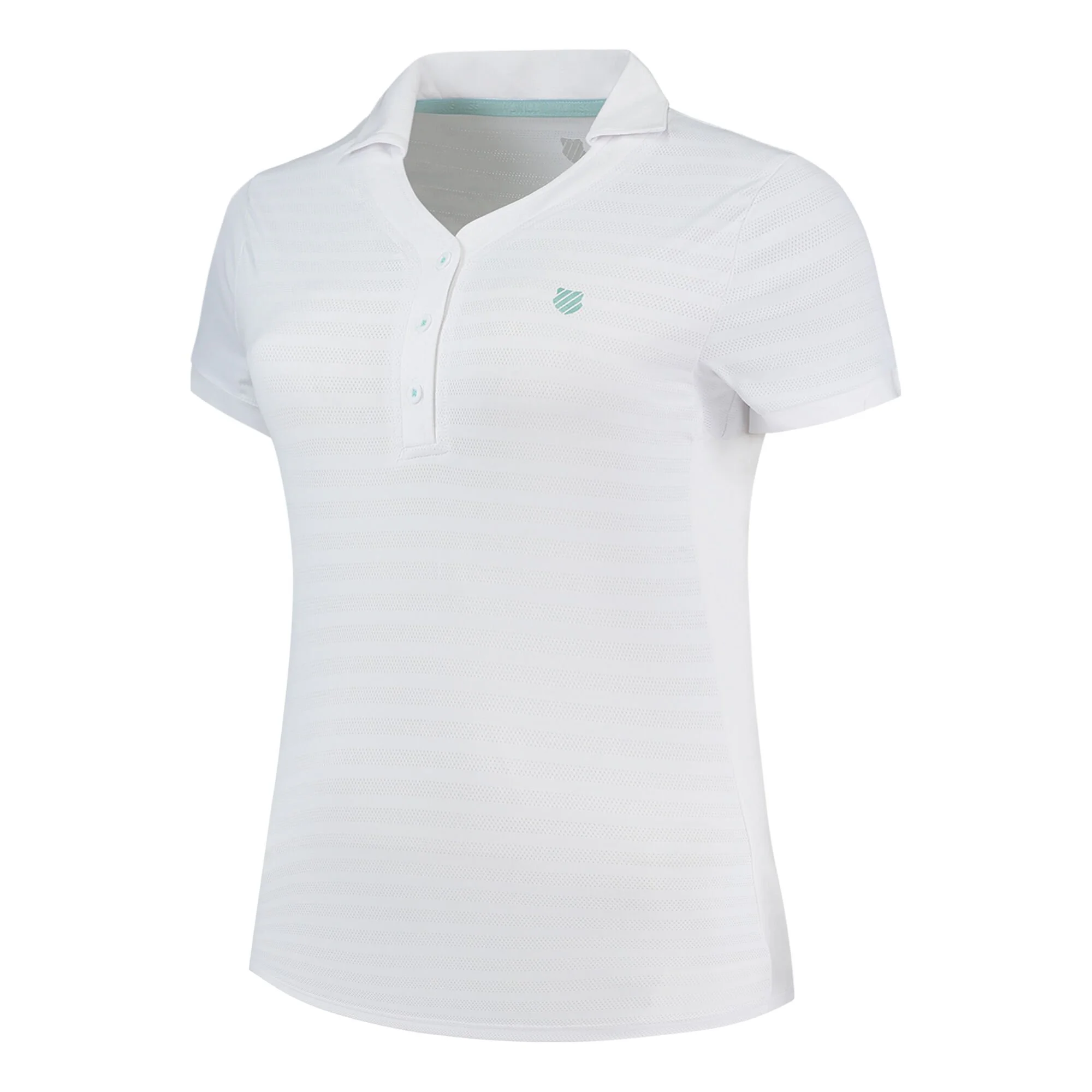K-Swiss Hypercourt Polo 5 Polo Donna - Bianco