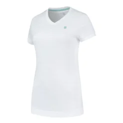 K-Swiss Hypercourt V-Neck Top Canottiera Donna - Bianco
