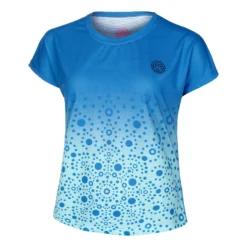 BIDI BADU Colortwist Capsleeve Maglietta Donna - Blu, Turchese