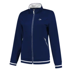 Dunlop Knitted Giacca Da Allenamento Donna - Blu Scuro