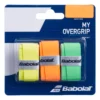 Babolat My Overgrip Confezione Da 3 - Arancione, Verde