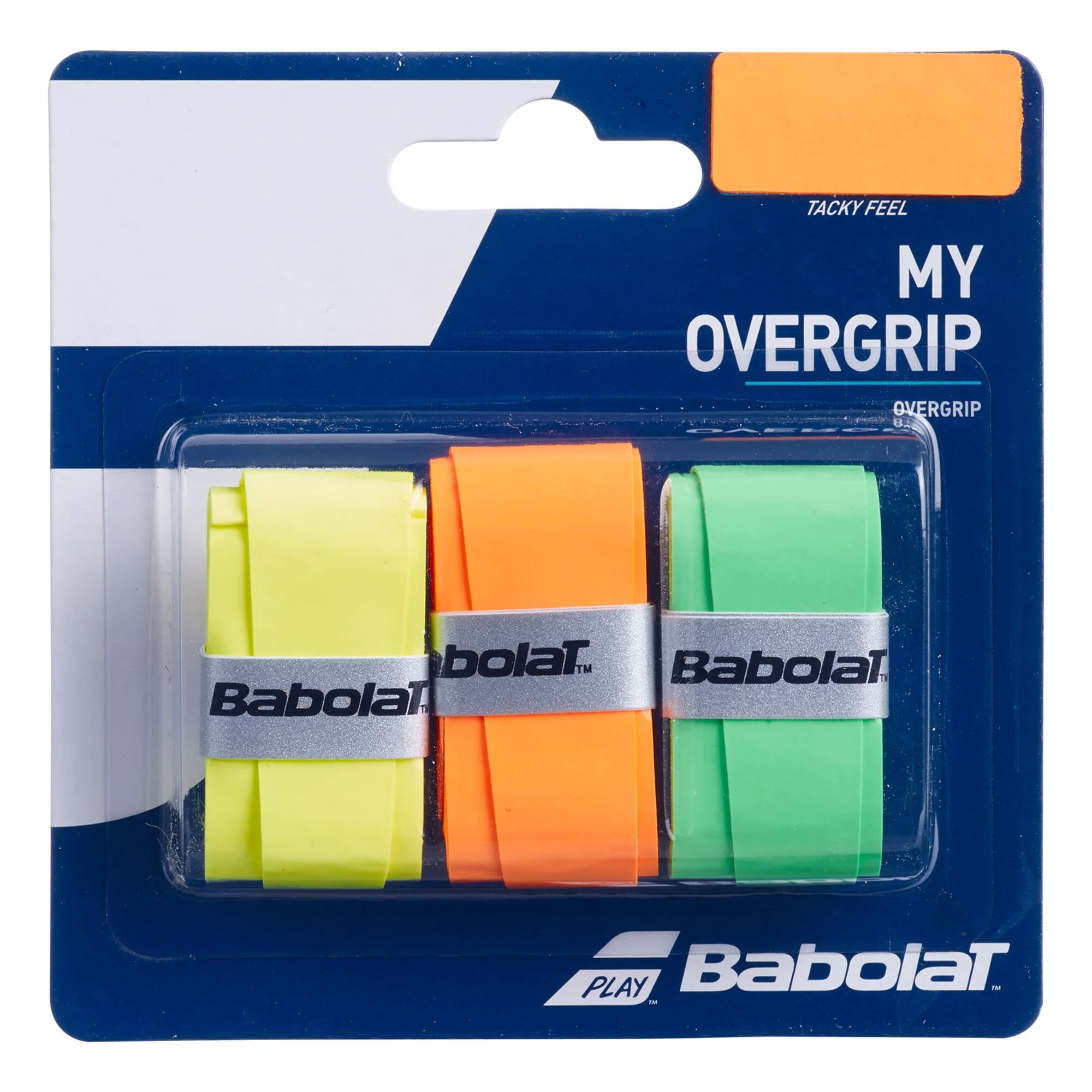 Babolat My Overgrip Confezione Da 3 - Arancione, Verde