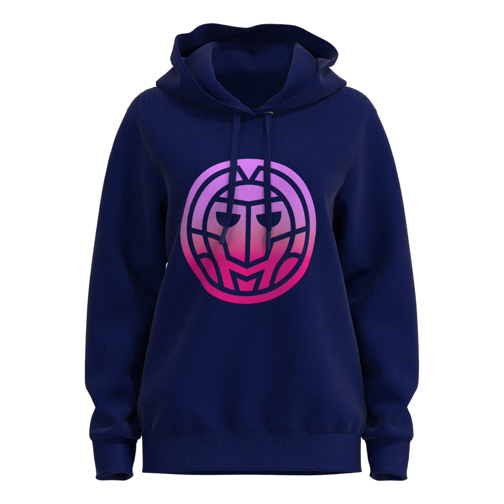 BIDI BADU Colortwist Chill Felpa Con Cappuccio Donna - Blu Scuro, Rosa