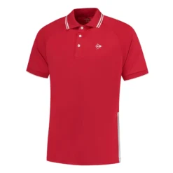 Dunlop Polo Uomini - Rosso, Bianco