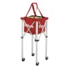Wilson Tennis Teaching 150 Carrello Per Palline Con Rotoli - Rosso
