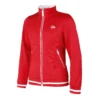 Dunlop Club Line Knitted Giacca Da Allenamento Ragazze - Rosso