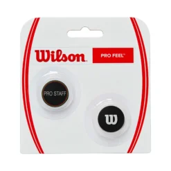 Wilson Pro Feel Pro Staff Antivibrazioni Confezione Da 2 - Nero, Argento