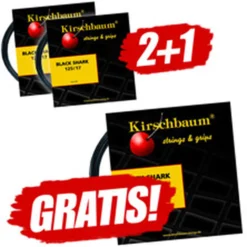 KIRSCHBAUM Shark (2+1 Aktion) Set Di Corde 12m - Nero