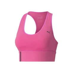 Puma Mid Impact Long Line Reggiseni Sportivi Donna - Rosa