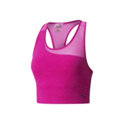 Puma Mid Impact Flawless Reggiseni Sportivi Donna - Rosa