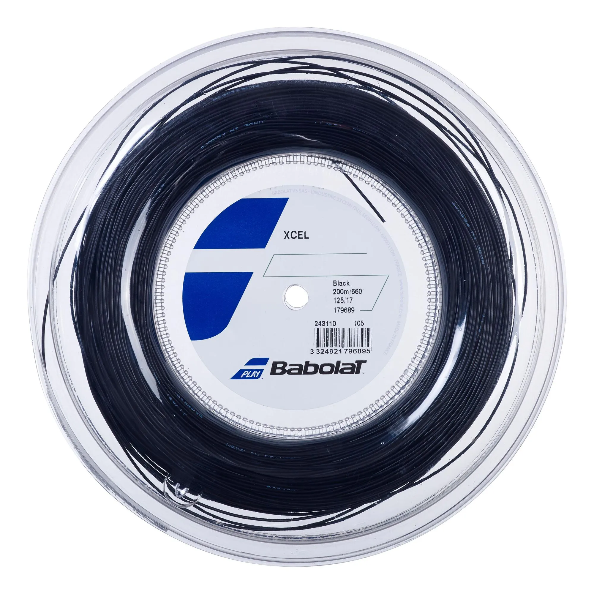 Babolat Xcel Rotolo Di Corde 200m - Nero