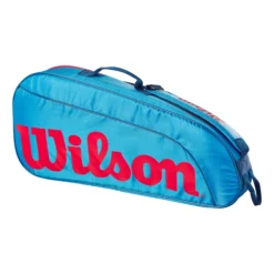 Wilson Junior Borsa Per Racchetta Da 3 - Blu, Arancione