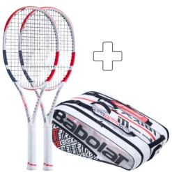 Babolat 2 Pure Strike Team In Aggiunta Borsa Per Racchetta