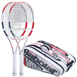 Babolat 2 Pure Strike 100 In Aggiunta Borsa Per Racchetta