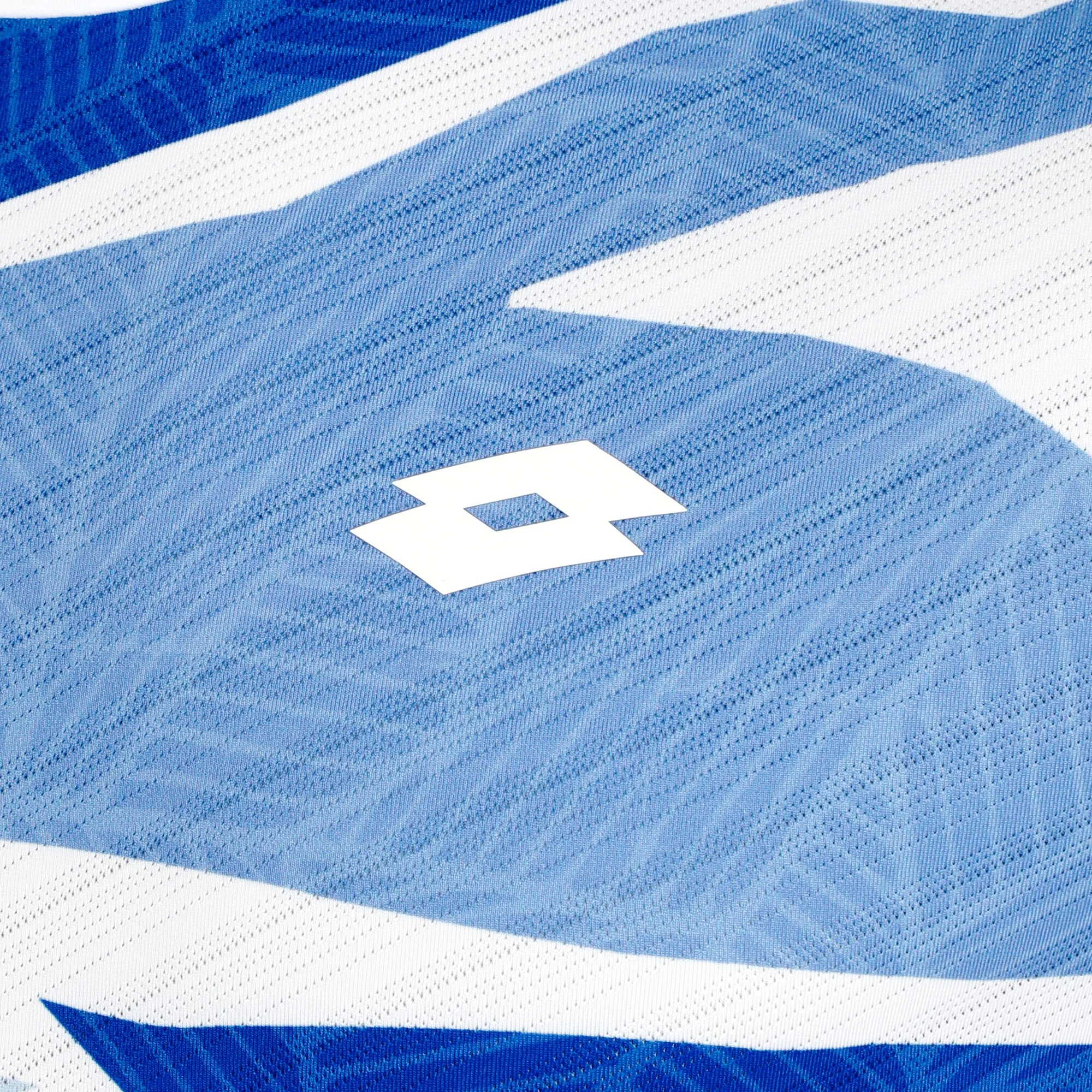 Lotto Tech 1 D2 Maglietta Uomini - Bianco, Blu - immagine 9