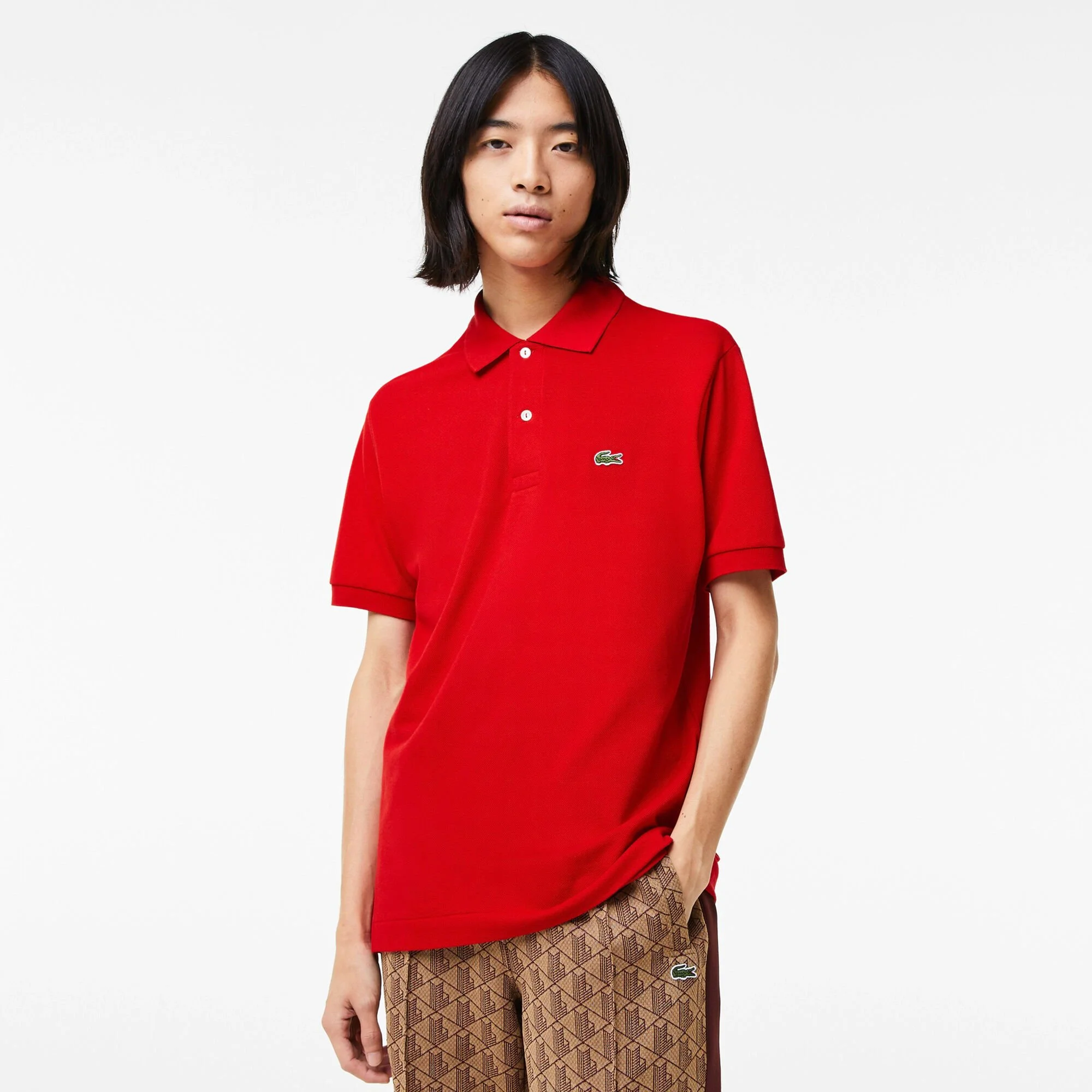 Lacoste Core Essentials Polo Uomini - Rosso - immagine 4