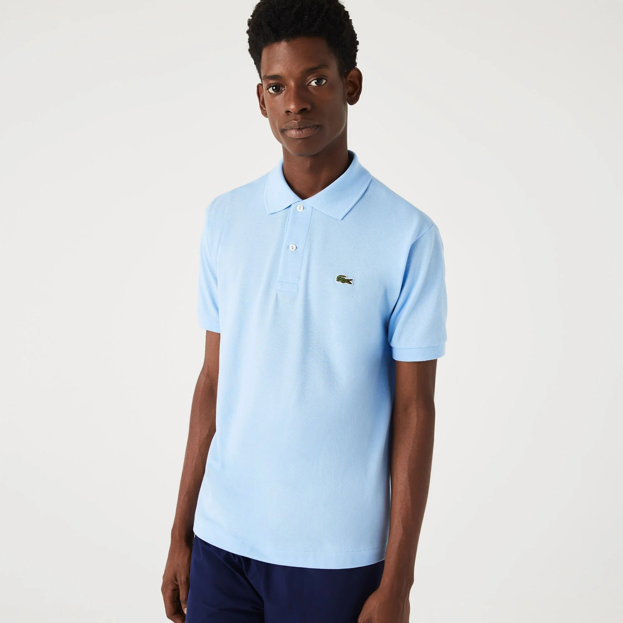 Lacoste Core Essentials Polo Uomini - Blu Chiaro - immagine 4