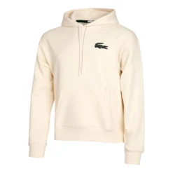 Lacoste Core Originals Felpa Con Cappuccio Uomini - Crema