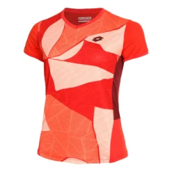 Lotto Tech 1 D3 Maglietta Donna - Rosso
