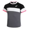 Asics Match Top Tee Maglietta Uomini - Nero, Rosso