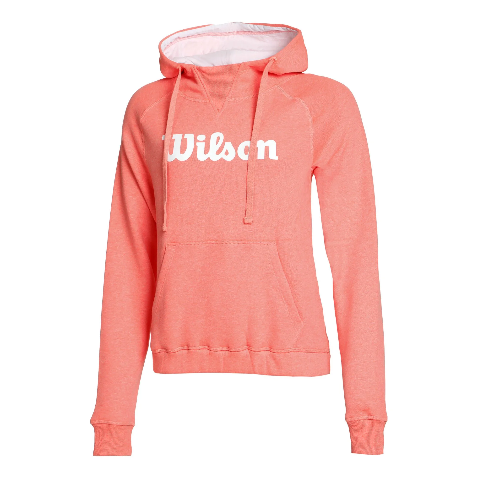 Wilson Script Felpa Con Cappuccio Donna - Corallo