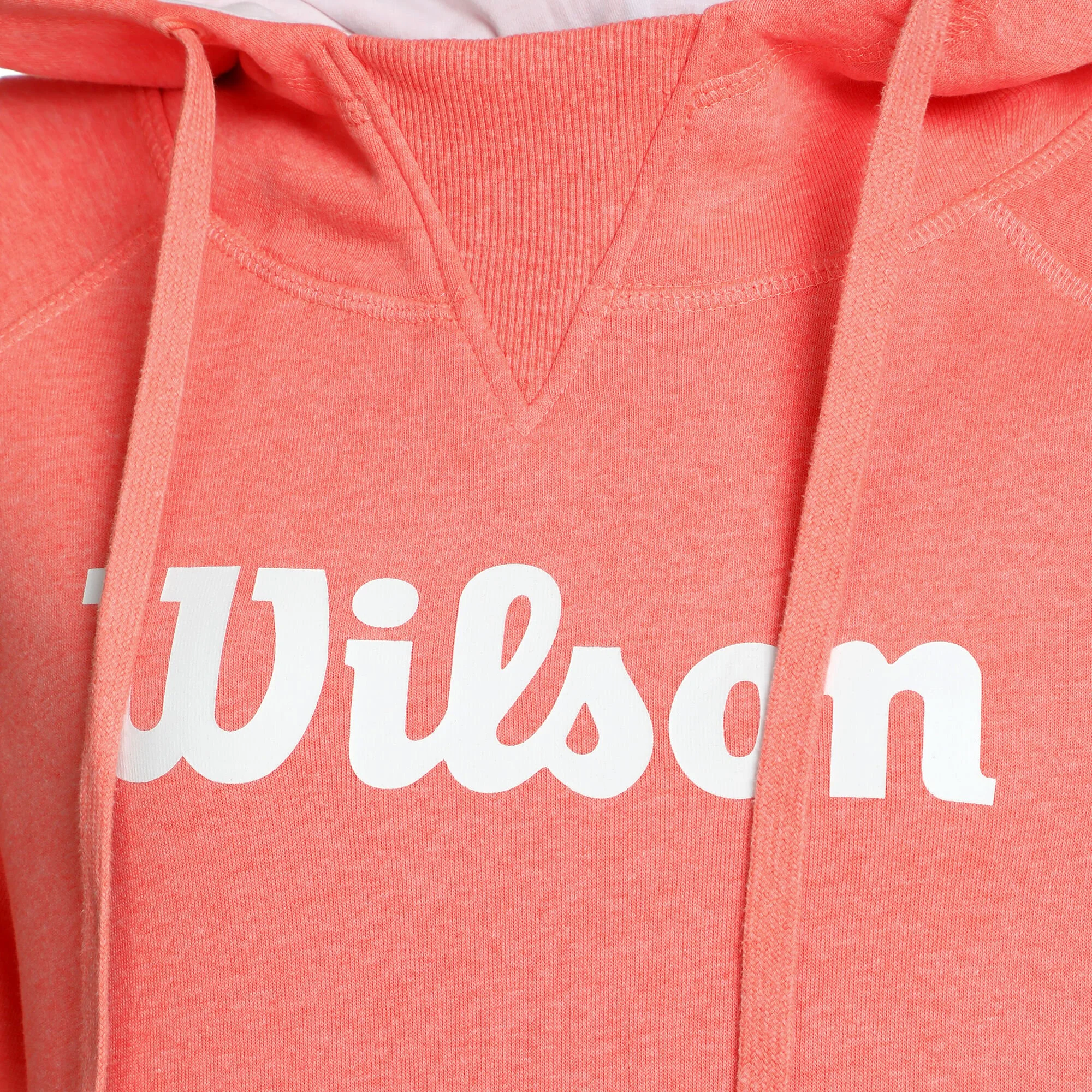 Wilson Script Felpa Con Cappuccio Donna - Corallo - immagine 4