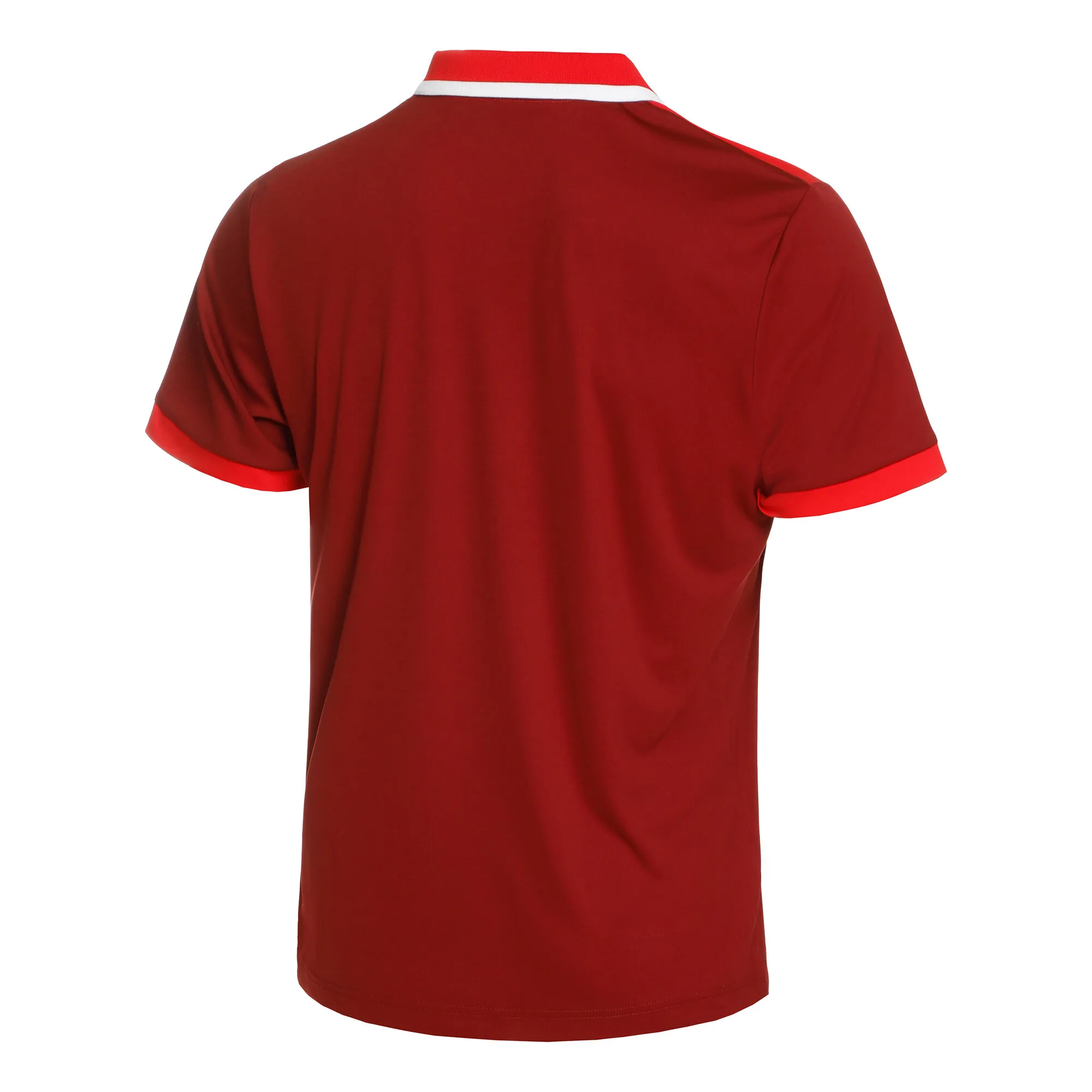 Asics Court Polo Uomini - Rosso Scuro, Rosso - immagine 2