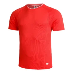 Wilson Players Seamless Crew 2.0 Maglietta Uomini - Rosso