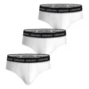 BJØRN BORG Cotton Stretch Brief Boxer Confezione Da 3 Uomini - Bianco, Nero