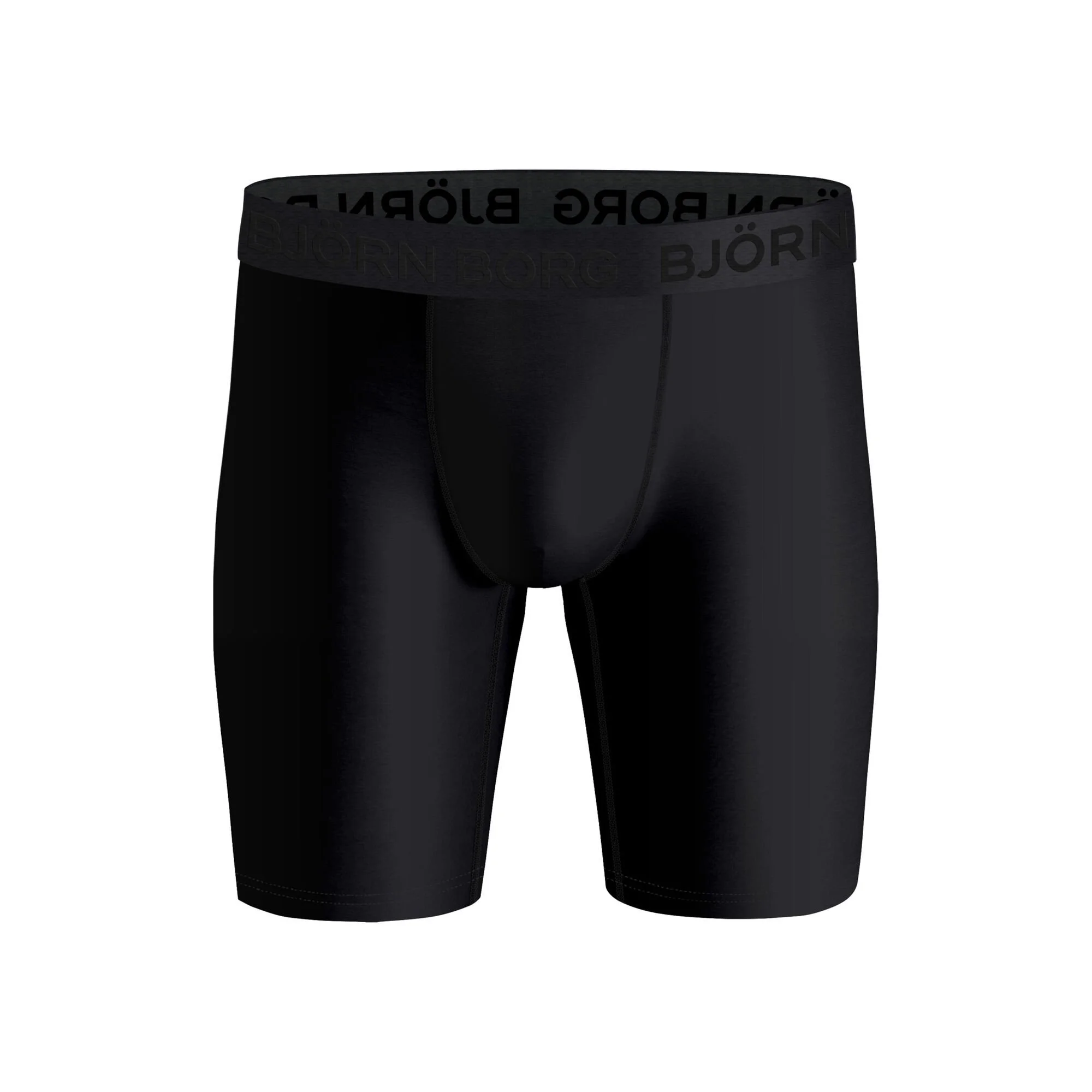 BJØRN BORG Long Leg Boxer Confezione Da 2 Uomini - Nero - immagine 2