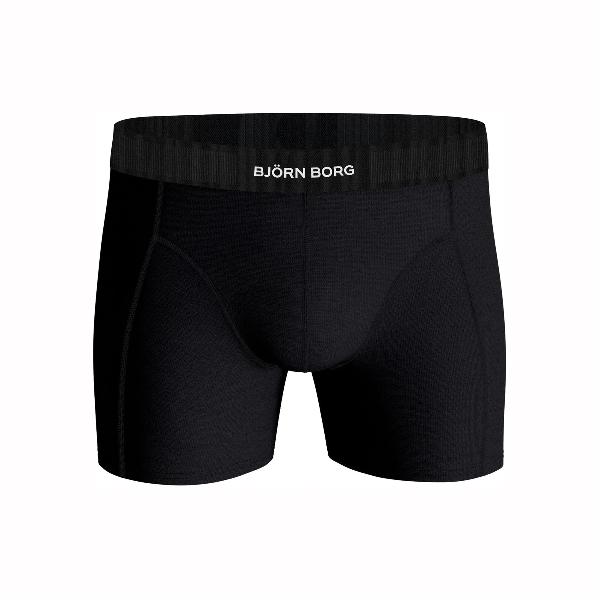 BJØRN BORG Premium Cotton Stretch Boxer Confezione Da 2 Uomini - Nero, Cachi - immagine 2