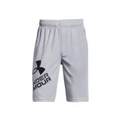 Under Armour Prototype 2.0 Logo Pantaloncini Ragazzi - Grigio, Nero