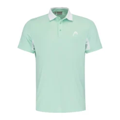 Head Slice Polo Uomini - Mint, Bianco