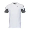 Head Club 22 Tech Polo Uomini - Bianco, Blu Scuro
