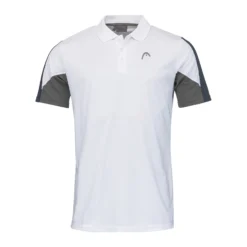 Head Club 22 Tech Polo Uomini - Bianco, Blu Scuro