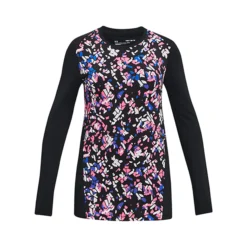 Under Armour CW Novelty Manica Lunga Ragazze - Nero