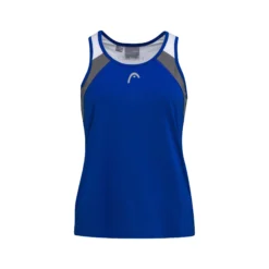 Head Club 22 Tank-Top Canottiera Ragazze - Blu, Bianco