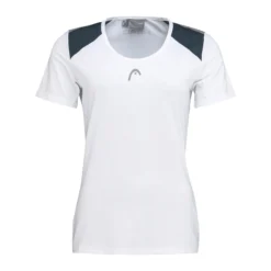 Head Club 22 Tech Tee Maglietta Ragazze - Bianco, Blu Scuro