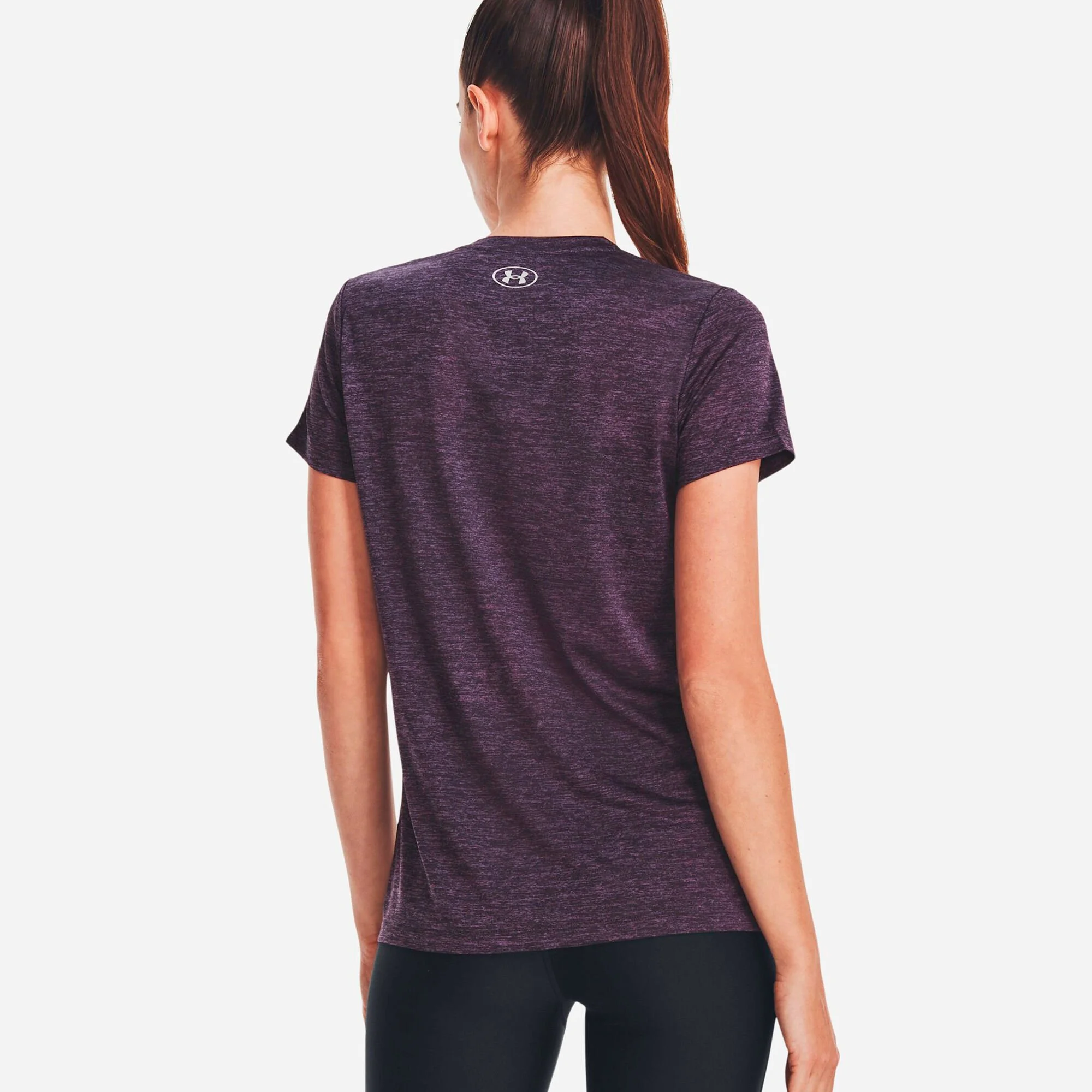 Under Armour Tech Twist Maglietta Donna - Viola - immagine 4