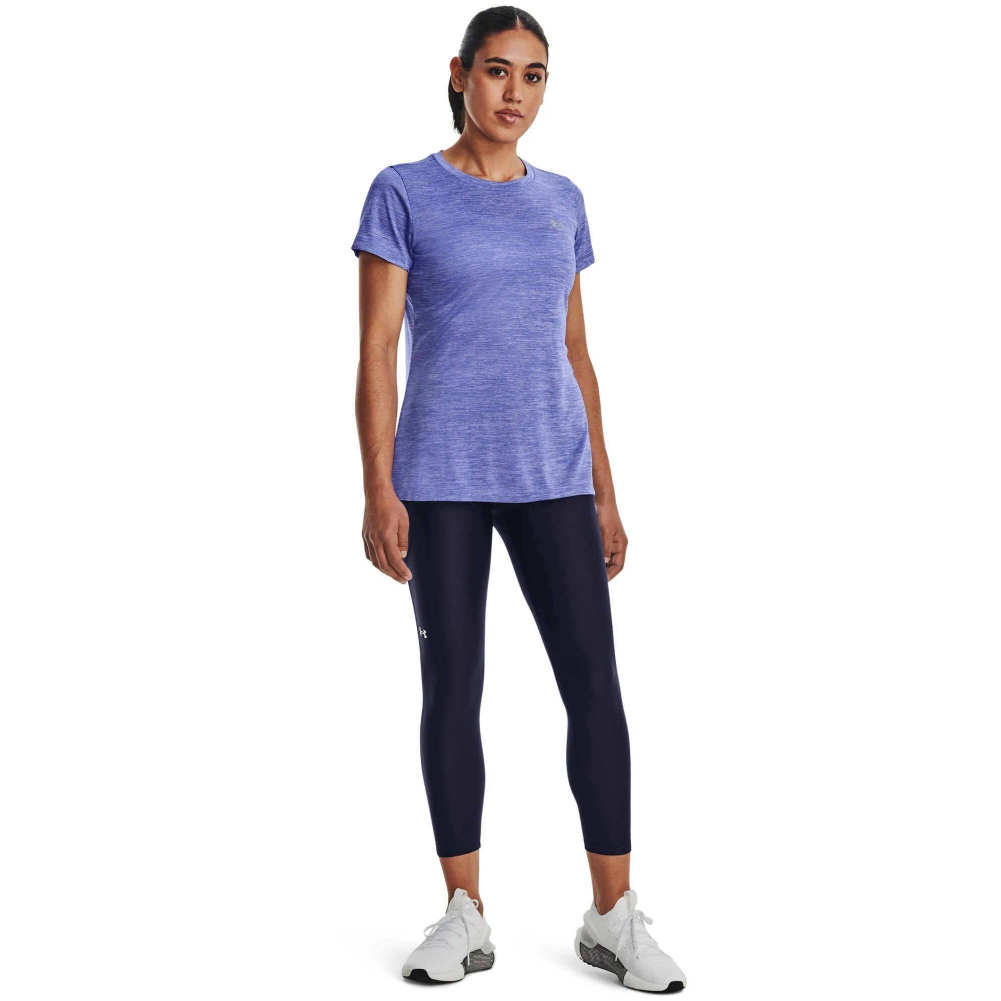 Under Armour Tech Twist Maglietta Donna - Lilla - immagine 5