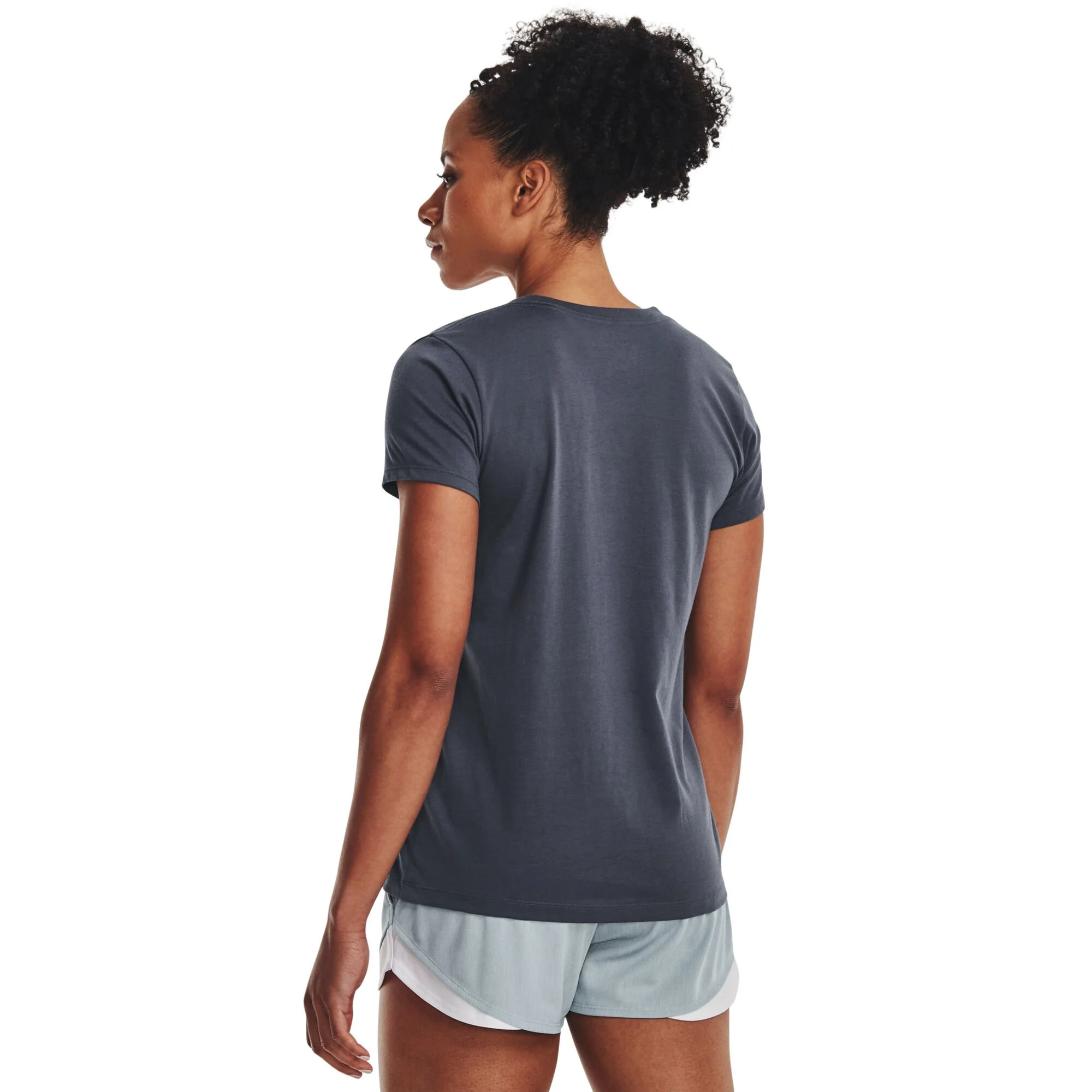 Under Armour Sportstyle Logo Graphic Maglietta Donna - Grigio Scuro - immagine 3