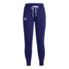 Under Armour Rival Pantalone Da Allenamento Donna - Blu Scuro, Bianco
