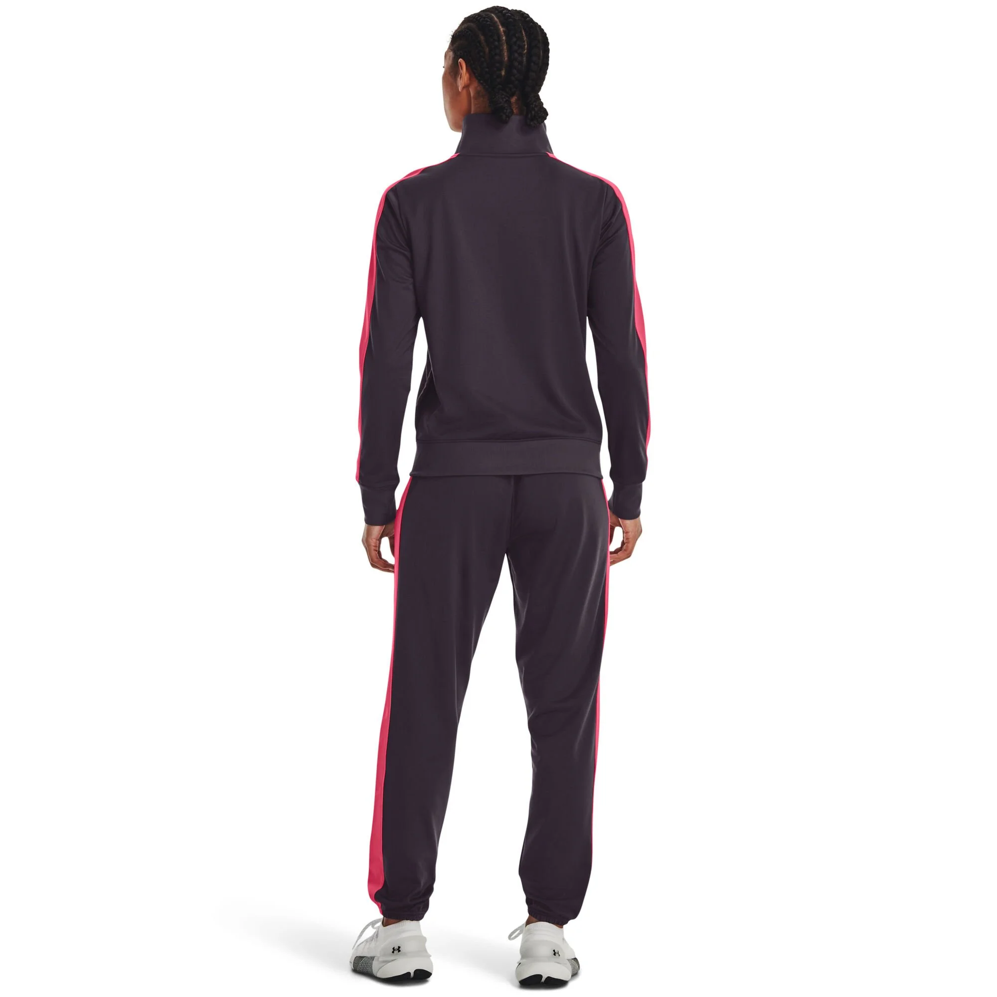 Under Armour Tricot Tuta Da Allenamento Donna - Viola, Rosso - immagine 11