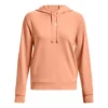 Under Armour Rival Terry Felpa Con Cappuccio Donna - Albicocca