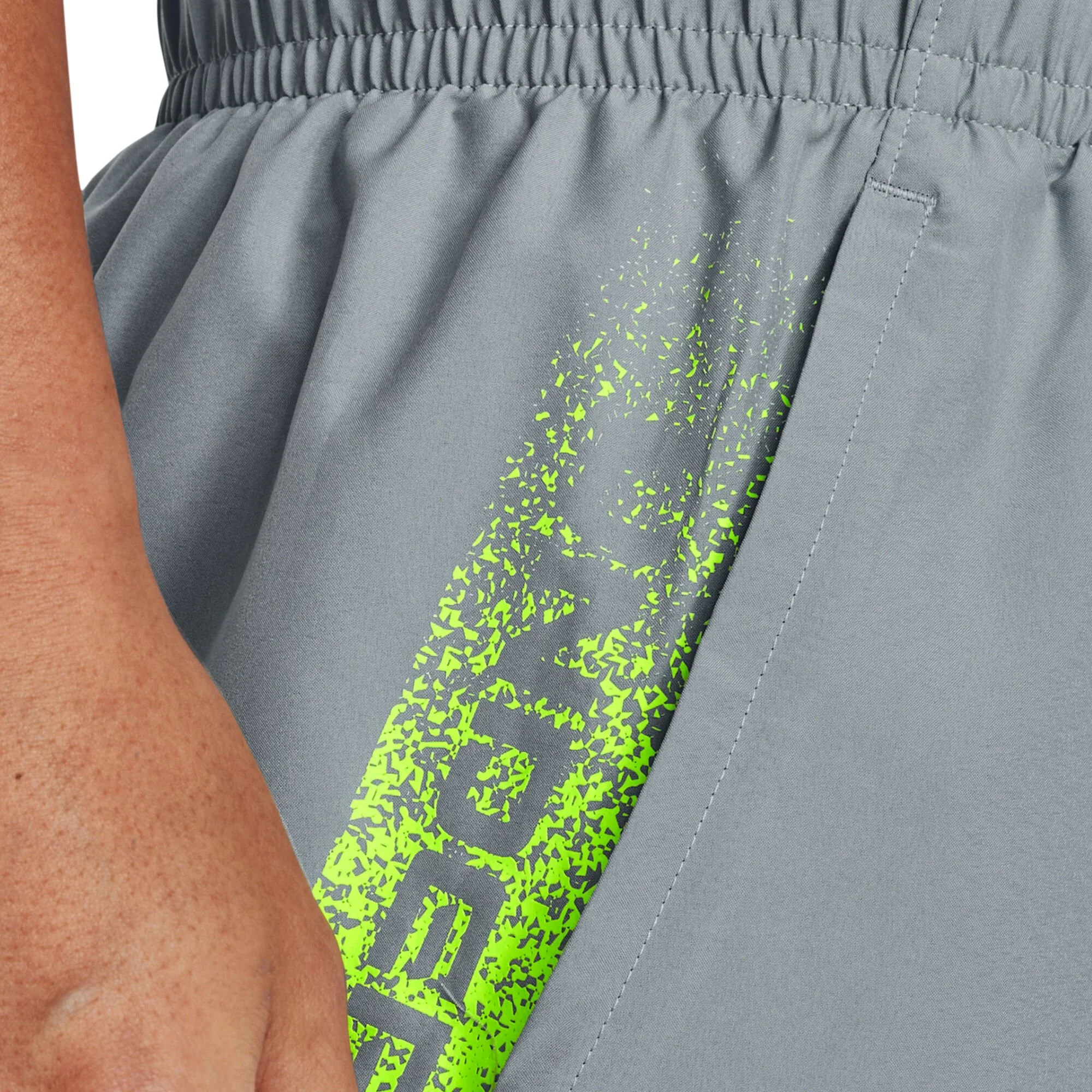Under Armour Woven Graphic Pantaloncini Uomini - Blu Chiaro - immagine 7