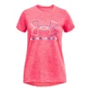Under Armour BL Twist Maglietta Ragazze - Rosa, Multicolore