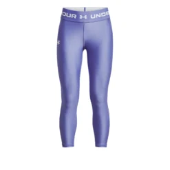 Under Armour Ankle Crop Pantalone Da Allenamento Ragazze - Lilla, Bianco