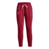 Under Armour Rival Pantalone Da Allenamento Donna - Rosso Scuro