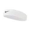 Nike Swoosh Fascia Per La Testa - Bianco, Nero