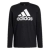 ADIDAS Big Logo Single Jersey Manica Lunga Uomini - Nero, Bianco